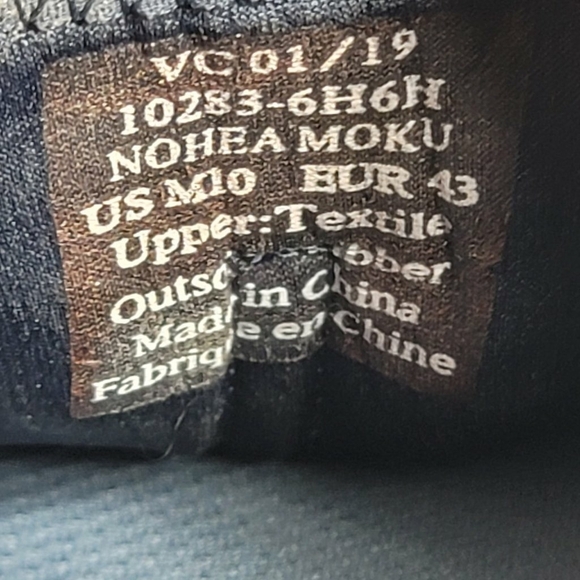 Olu Kai Nohea Moku Sneaker Blue Mens 10 Shoes Low Top Lace Up 10283-6H6H VGC - Picture 7 of 9